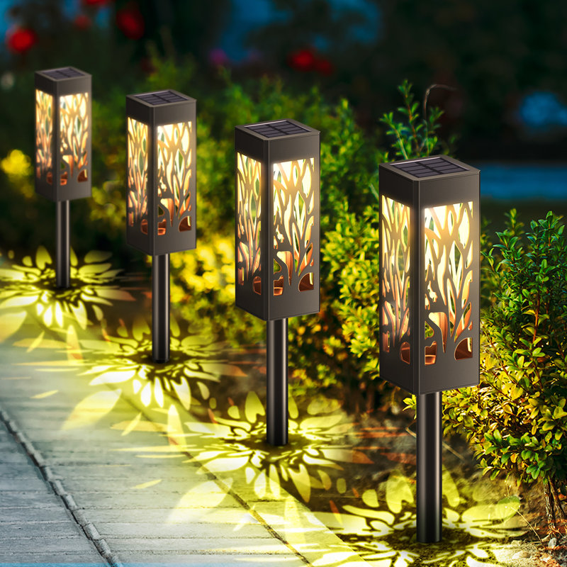 WdtPro ABS Low Voltage Solar Powered Integrated LED Pathway Light Pack
